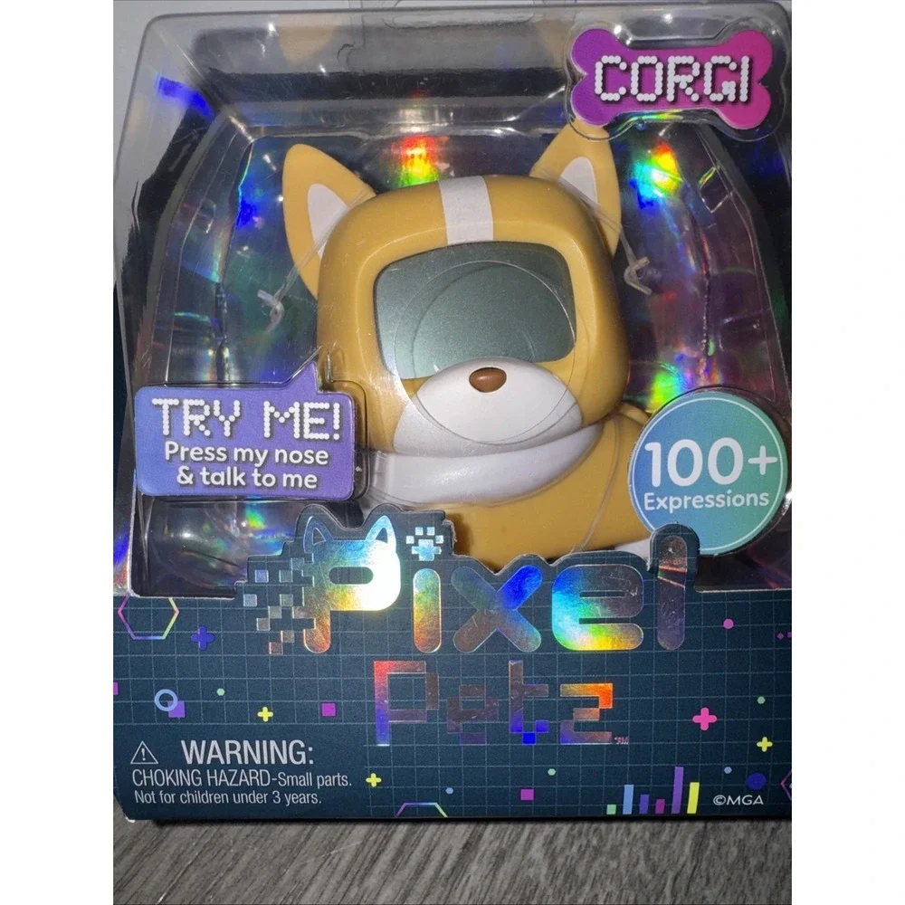 Pair of New Pixel Petz Corgi and Dalmation Electronic Toy Noise & Lights